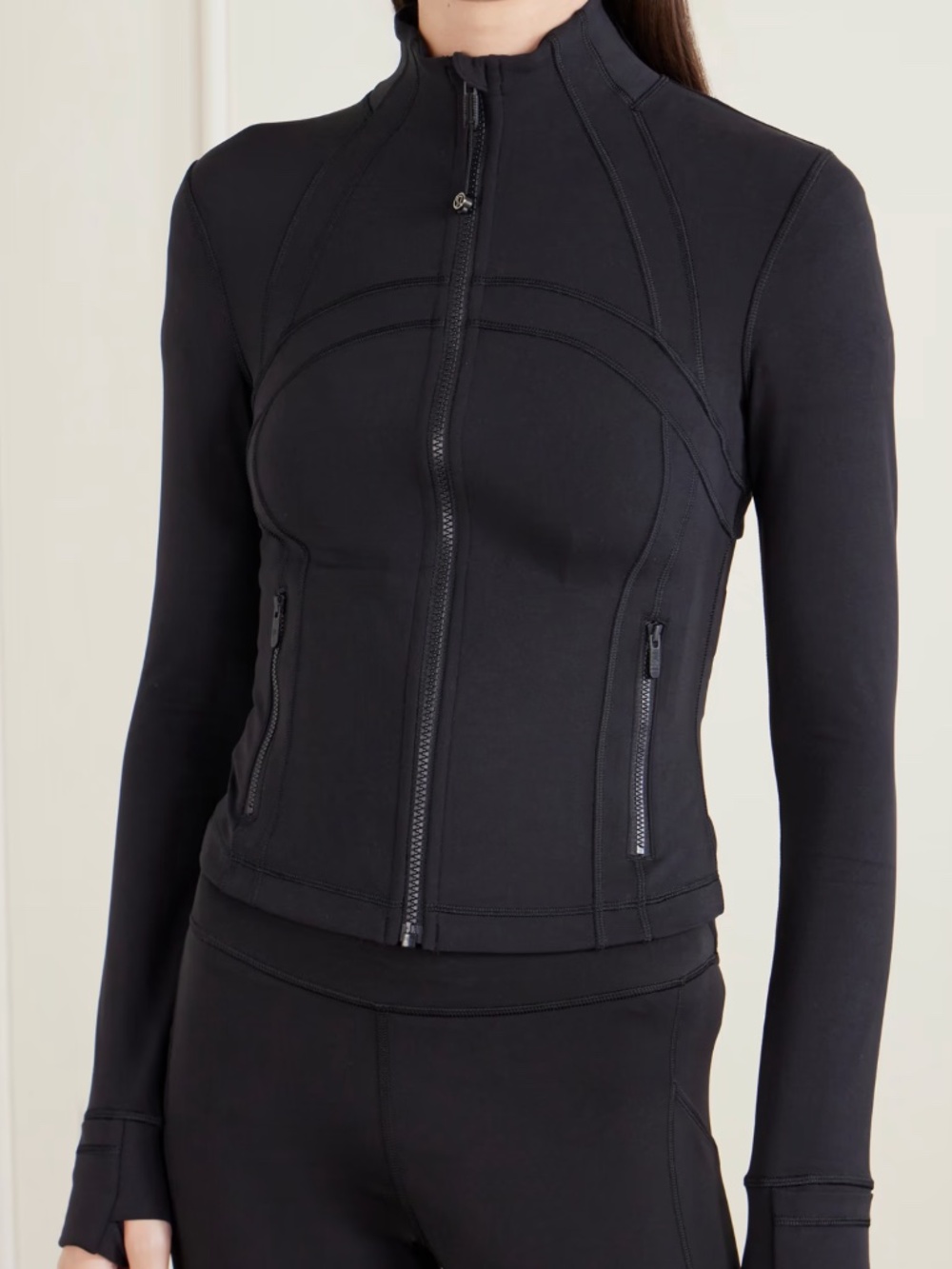 Lululemon Define Nulu Jacket Women's Size 4 Black Fitted Activewear NWOT (H)